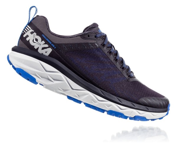 Hoka One One Challenger ATR 5 Womens UK - Obsidian / Blue Trail Running Shoes - HKQUZ2963